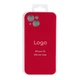 Чохол Silicone Case Full Size with Frame для iPhone 15 37.Rose Red - изображение 4