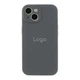 Чохол Silicone Case Full Size with Frame для iPhone 15 15.Dark Grey - изображение 1