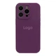Чохол Silicone Case Full Size with Frame для iPhone 16 Pro Max 43.Grape - изображение 1