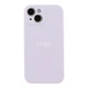 Чохол Silicone Case Full Size with Frame для iPhone 15 83.Lilac Purple - изображение 1