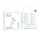 Автомобільний зарядний пристрій Borofone BZ22 Scenery dual-port 1USB/1USB-C QC/PD30W White - зображення 2