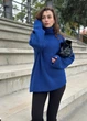 Светр оверсайз синій - зображення 4