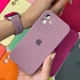 Чохол Silicone Premium case з захистом камери для iPhone 12 Full Camera Protective blueberry 9612 - изображение 2