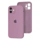 Чохол Silicone Premium case з захистом камери для iPhone 12 Full Camera Protective blueberry 9612 - изображение 6