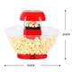 Апарат для приготування попкорну Popcorn Maker 1200 Вт без олії для дому та кіно попкорниця червона (625759) - зображення 5
