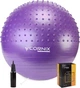 Мяч для фитнеса (фитбол) Cornix 65 см полумассажный Anti-Burst XR-0476 Violet - изображение 1