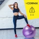 Мяч для фитнеса (фитбол) Cornix 65 см полумассажный Anti-Burst XR-0476 Violet - изображение 6