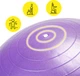 Мяч для фитнеса (фитбол) Cornix 65 см полумассажный Anti-Burst XR-0476 Violet - изображение 7