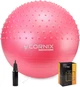 Мяч для фитнеса (фитбол) Cornix 55 см полумассажный Anti-Burst XR-0461 Pink - изображение 1