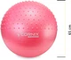 Мяч для фитнеса (фитбол) Cornix 65 см полумассажный Anti-Burst XR-0477 Pink - изображение 4