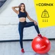 Мяч для фитнеса (фитбол) Cornix 55 см полумассажный Anti-Burst XR-0462 Red - изображение 5