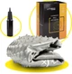 Мяч для фитнеса (фитбол) Cornix 55 см полумассажный Anti-Burst XR-0463 Silver - изображение 3