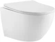 Унитаз подвесной Ravak WC Concept Oval RimOff с сиденьем Soft Close дюропласт RKUM000009 - изображение 1
