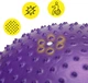 Мяч для фитнеса (фитбол) Cornix 65 см массажный Anti-Burst XR-0484 Violet - изображение 9