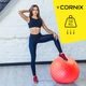 Мяч для фитнеса (фитбол) Cornix 55 см массажный Anti-Burst XR-0470 Red - изображение 9