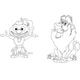 Раскраска "Игра с цветом. Король Лев" 1426001 Disney Малыш, 12 страниц - изображение 2
