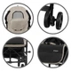 Прогулянкова коляска-тростина Kidwell Qugar Beige/Black, 5901130105229 - зображення 10