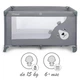 Детская кроватка-манеж Kidwell Blissy Basic Gray, 5901130103119 - изображение 5