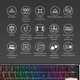 Клавіатура Ducky One 3 Mini Cherry MX Red RGB UA USB Black (DKON2161ST-RUAPXCLAWSC1) - зображення 8