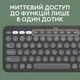Комплект (клавіатура, миша) бездротовий Logitech Pebble 2 Combo Graphite (920-012239) - зображення 7