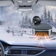 Автомобильный обогреватель 9741A 12V с функцией обдува и размораживания стекла, с кронштейном на присоске - изображение 7