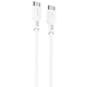 Кабель Proove Rebirth Type-C to Type-С 60W (1m) white - зображення 1