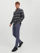 Брюки JACK&JONES темно-синій в чорні візерунки ARMLG736 27/32 - зображення 3
