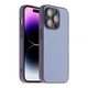 Чохол-накладка скляний матовий із захистом камери Matte AG-Glass для iPhone 14 Pro Deep Purple - зображення 3