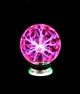 Плазменный шар Тесла музыкальный 13см ночник Plasma ball Плазменная лампа-шар с молниями TC - изображение 2