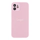 Чохол-накладка скляний матовий із захистом камери Matte AG-Glass для iPhone 12 Pink - зображення 1