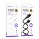 Кабель USB Borofone BX113 Silicone Micro 2.4A Бiлий - изображение 3