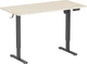 Компьютерный стол OfficePro ODE1470LWB Light Wood/Black - изображение 1
