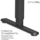 Комп'ютерний стіл OfficePro ODE1880B Black - зображення 9