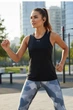 Жіноча спортивна футболка Under Armour боксерка чорна L 1326503 001 (L) - зображення 6