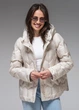 Жіноча ультралегка куртка весняна демісезонна осіння Viva-Wear 6538 3XL молочний 6538-16 - изображение 1