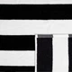 Рушник Homla Lawena банний з чорно-білими смугами 70x130 см (5906496733321) - зображення 4