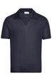 Чоловіча сорочка-поло Gant Linen Ss Polo лляна темно-синя S 2013016 433 (S) - изображение 1