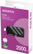 Зовнішній SSD накопичувач ADATA SC735 2 TB Gray (SC735-2000G-CCBK/GY) - зображення 6