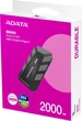 Внешний SSD накопитель ADATA SD820 2 TB Gray (SD820-2000G-CGY) - изображение 6