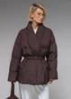 Демісезонна жіноча куртка ультралегка весна-осінь Viva Wear модель 8866 шоколадний One Size 8866-1 - зображення 5
