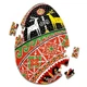 Пазл деревянный UkrainianPuzzles Писанка в узорах Тараса Городецкого - изображение 1