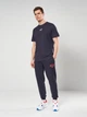 Футболка хлопковая длинная мужская Puma Essentials Foundation 69291216 M New Navy (4069161719707) - изображение 3