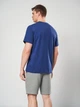 Футболка хлопковая длинная мужская Puma Essentials Graphics 68470879 L Blue Jewel (4069162038104) - изображение 2