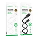 Кабель USB Borofone BX113 Silicone Type-C to Type-C 60W Белый - изображение 3