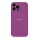 Чохол Silicone Case Full Size with Frame для iPhone 13 Pro 43.Grape - изображение 1