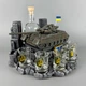 Штоф для горілки ручної роботи з стопками та пляшкою 500 мл "Т-80" | Подарунок для тата, брата, дідуся - зображення 1
