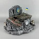 Подарунковий набір штоф з годинником "Т-72Б" | Металева фляга 300 мл + стопки PA_1076_1 - зображення 2