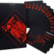 Карты игральные покерные черные пластиковые SP-Sport Poker 3466-1 54 карты Black-Red - изображение 2