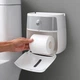 Держатель для туалетной бумаги клеящийся BP-16 WHITE/GRAY - изображение 8