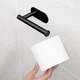 Держатель для туалетной бумаги клеящийся из нержавеющей стали BSS-1 BLACK - изображение 3